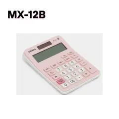 CASIO - Mx-12b Calculadora Electrónica de 12 dígitos - Rosa