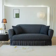 SALA FABULOSA - Funda de mueble 3-2-1 burbuja - Plomo