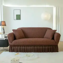 SALA FABULOSA - Funda de mueble 3-2-1 burbuja - Chocolate