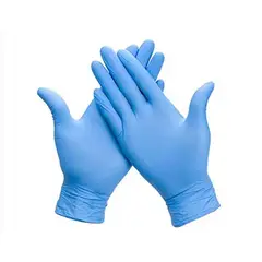 GENERICO - GUANTES NITRILO AZUL TALLA L CAJA X 100 UNID