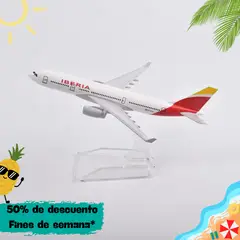 GENERICO - Avión de Metal a escala 15cm A330 IBERIA