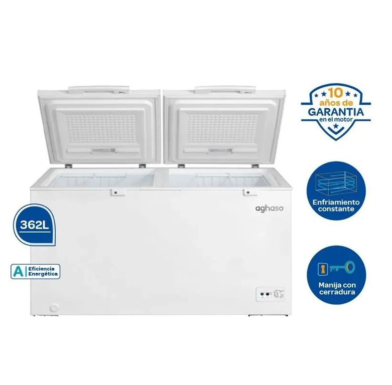CONGELADORA 362 LT DOBLE PUERTA CONG-AGH02
