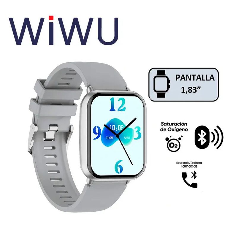 SMARTWATCH RELOJ SW09 PLATA