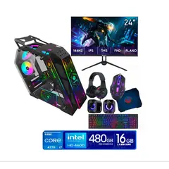 INTEL - COMPUTADORA DE ESCRITORIO CORE I7 4770 16GB DE RAM SSD 480 GB CASE ROBOT