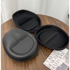GENERICO - Estuche Rígido Protector Negro para Audífonos Over-Ear - Portátil y Resistente a Golpes