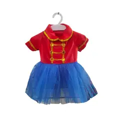 GENERICO - Vestido navideño cascanueces para perros y gatos talla 4