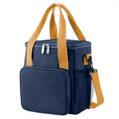 KELLER - Lonchera Térmica Impermeable con Correa Azul X57