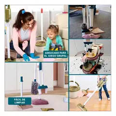 GENERICO - Juego de Limpieza Infantil Multicolor con Aspiradora y Escoba para Ninos