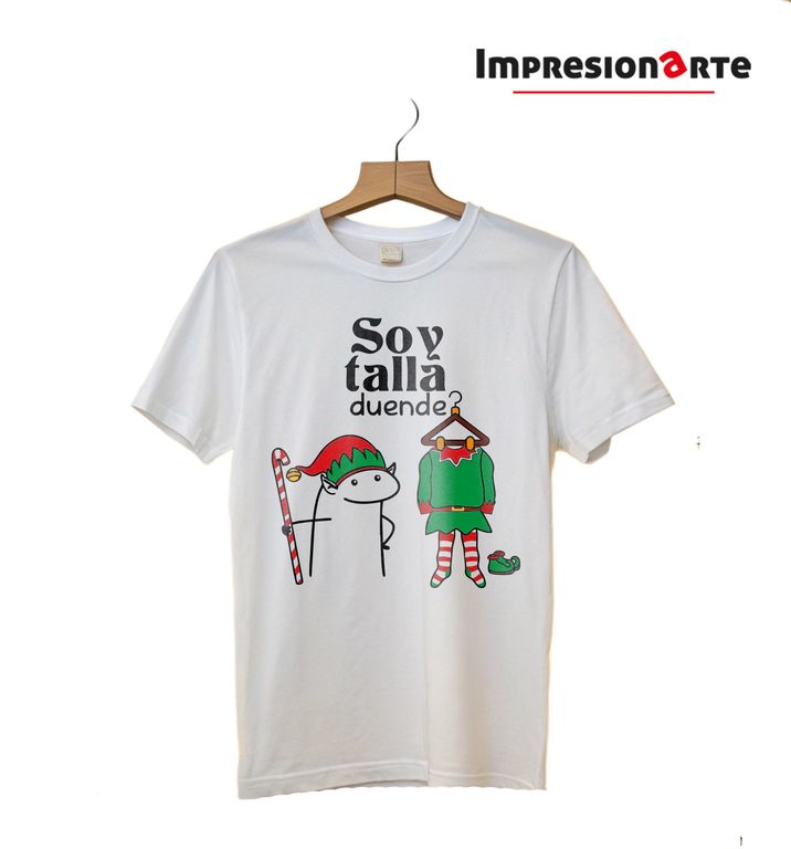 Polo Navidad ELF navidad 100% algodón manga corta