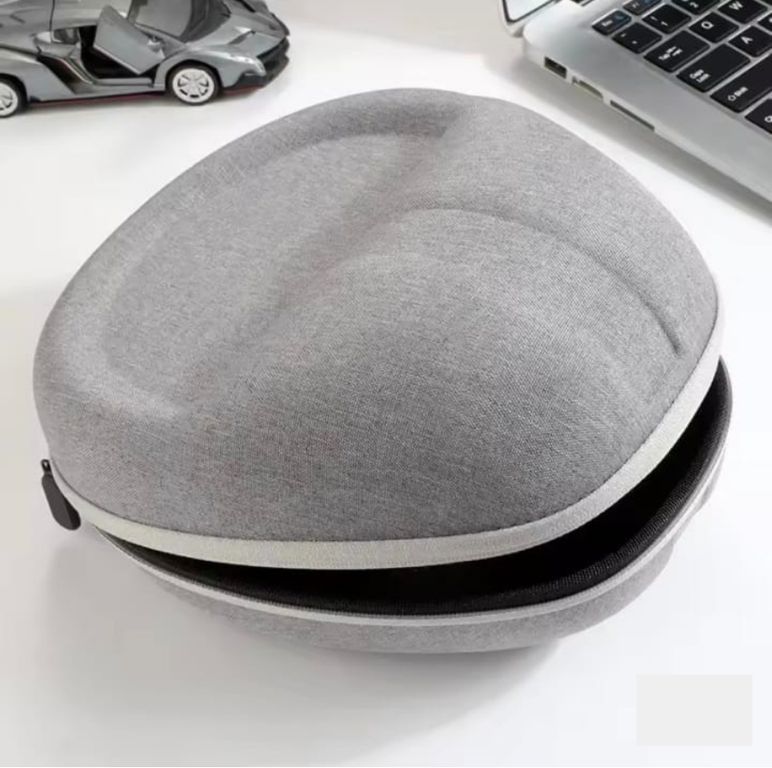 Estuche Rígido Protector Gris para Audífonos Over-Ear - Portátil y Resistente a Golpes