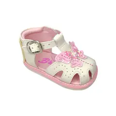 GENERICO - Sandalia Pibe Clásico semi-ortopédico Mariposa para niña bebé