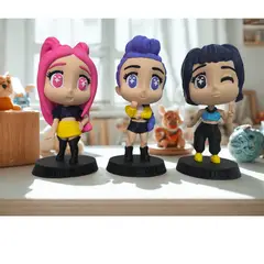 GENERICO - MUÑECAS 3D KPOP DEAMON HUNTRIX ZOEY RUMI MIRA