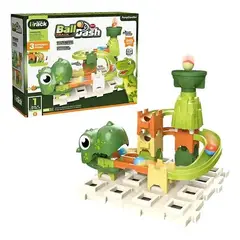 GENERICO - Pista Dino Ball Dash Circuito de Bolas con Dinosaurio