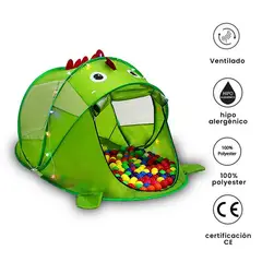 GENERICO - Carpa Infantil Modelo Dinosaurio 1.82 X 96 X 86 Cm