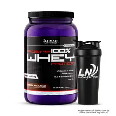 ULTIMATE NUTRITION - Prostar 100% Whey 2 Lb Proteina Whey - Chocolate Crema + Shaker