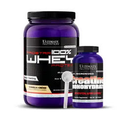 ULTIMATE NUTRITION - Prostar 100% Whey 2 Lb Proteina Whey - Vainilla Crema + Creatina 300 g