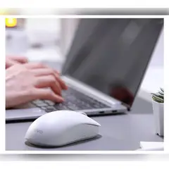 LENOVO - Ratón inalámbrico Bluetooth M25 ergonómico silencioso Blanco