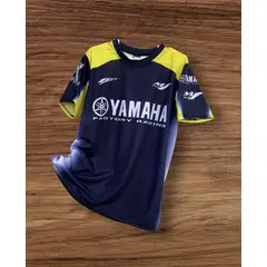 GENERICO - Camiseta Yamaha Polo Moto GP Mt09 R6 Grizzly Azul