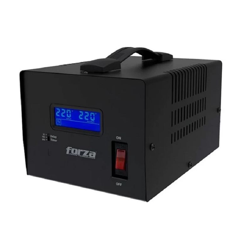 ESTABILIZADOR FVR-6002, 6000VA/3000W 3 Tomas