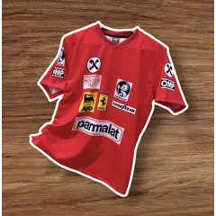 GENERICO - Camiseta Niki Lauda F1 Ferrari Polo Formula1 Campeon Grand Prix Rojo