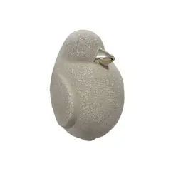 GENERICO - Pajarito Beige con Pico Dorado