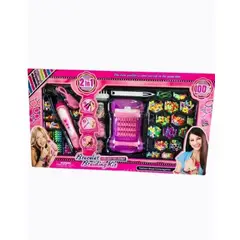 GENERICO - Set De Cuentas Para Pulseras De Colores Con Maquina Para Trenzas