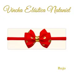 GENERICO - Vincha para bebé modelo Nataniel Rojo