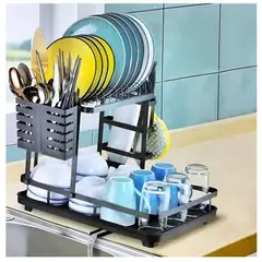 GENERICO - ESCURRIDOR DE PLATOS ACERO INOXIDABLE