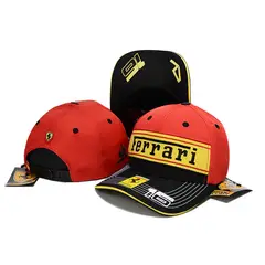 GENERICO - Gorra Ferrari Charles Lecrerc 16 Formula 1 Nueva Scuderia Team F1 Rojo