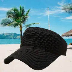 GENERICO - Visera Tipo Gorro ligero y Transpirable Negro