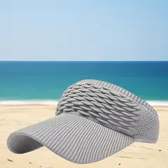 GENERICO - Visera Tipo Gorro ligero y Transpirable Gris