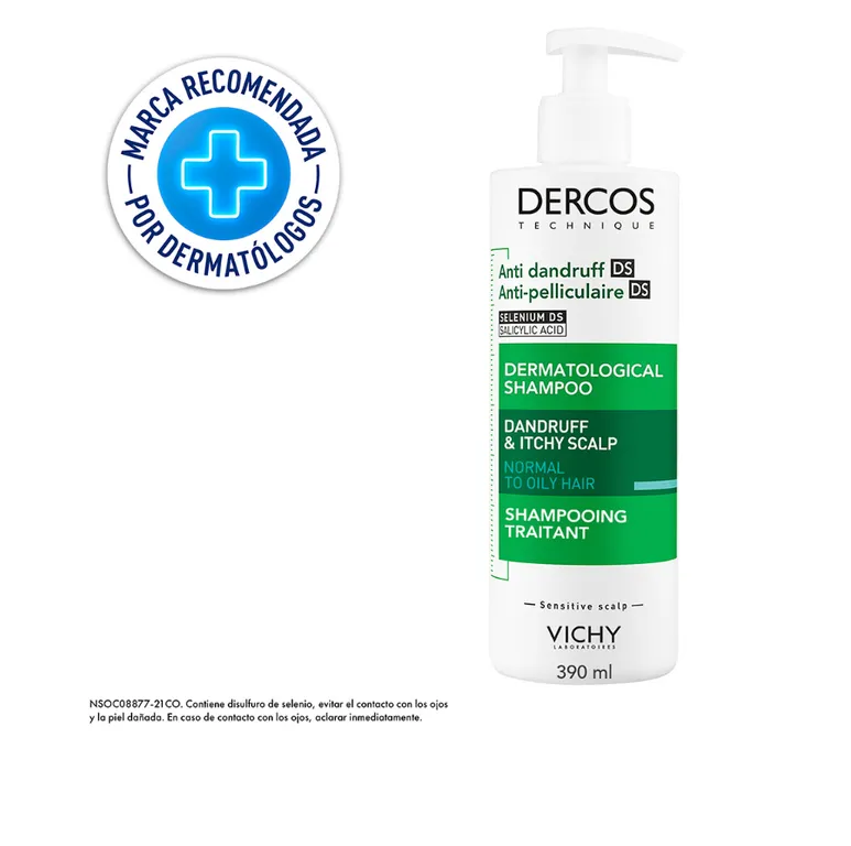 Shampoo Anticaspa Vichy Dercos para Cabello Graso Original