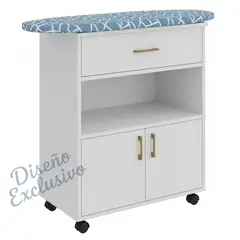 GENERICO - Mueble Planchador Armado Gaspar Blanco Amore Home