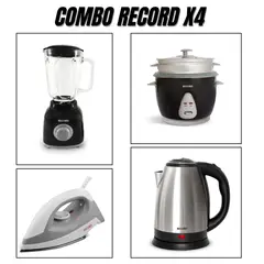 RECORD - Combo Caja Magica de Cocina X4 Cosas Licuadora + Olla Arrocera + Plancha + Hervidor