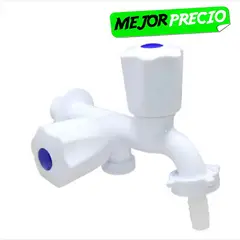 VARIOS - CAÑO PARA LAVANDERIA PLASTICO ABS DOBLE SALIDA