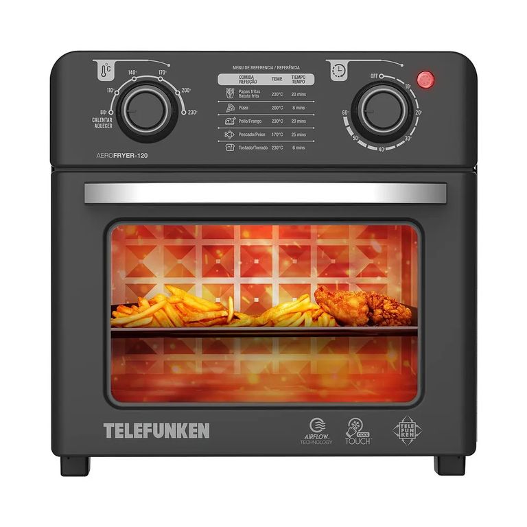 Freidora de Aire Sin Aceite Horno TELEFUNKEN® AeroFryer 120