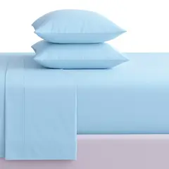 GENERICO - JUEGO DE SÁBANAS 2 PLAZAS ALGODÓN PLUS SIZE