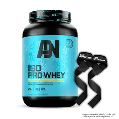 ADN - Iso Pro Whey 1.1 kg Proteina Isolatada - Chocolate + Straps