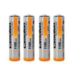 CAMELION - Cargador De Pilas + 4 Pilas Recargables Aaa 1100mah