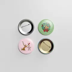 GENERICO - Pack de pines x4 The Grinch