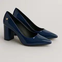 GENERICO - Zapato Reyna charol azul