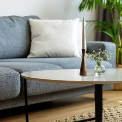 LAR DANIELSEN - Set de 3 portavelas dorados