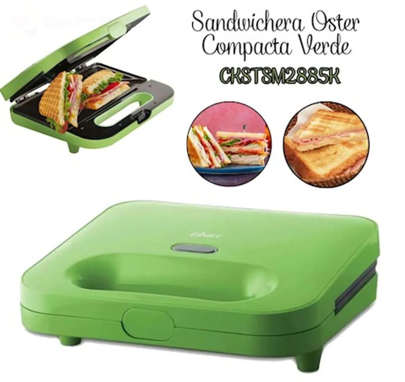 Sandwichera Eléctrica CKSTSM2885KV - Verde