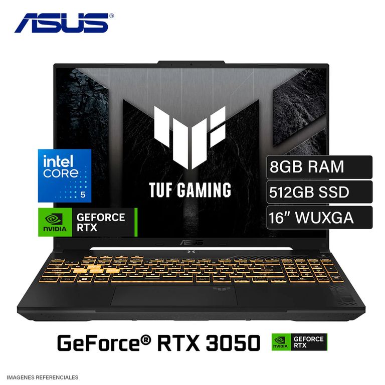LAPTOP GAMER TUF FX607VJ-RL016 5-210H 8GB 512GB SSD