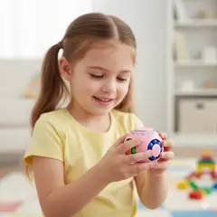 GENERICO - Bola Rompecabezas Antiestrés Rosado