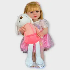 GENERICO - MUÑECA REBORN DE SILICONA QUE HABLA- COLOR ALEATORIO