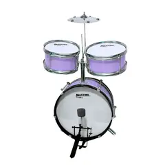 MAXTONE - Batería Acústica Nacional para niños - Lila
