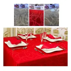 GENERICO - MANTEL LUXURY PARA LA MESA DORADO