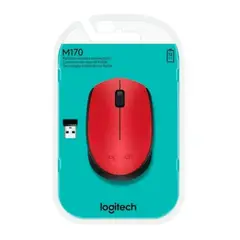LOGITECH - MOUSE M170 910-004941 WIRELESS RED