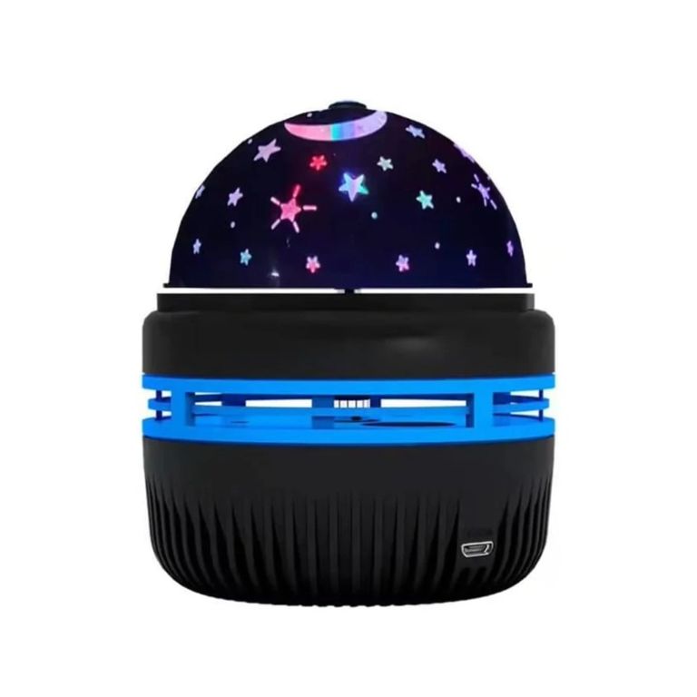 Mini Lámpara LED Rotativa 360° de Colores para fiesta